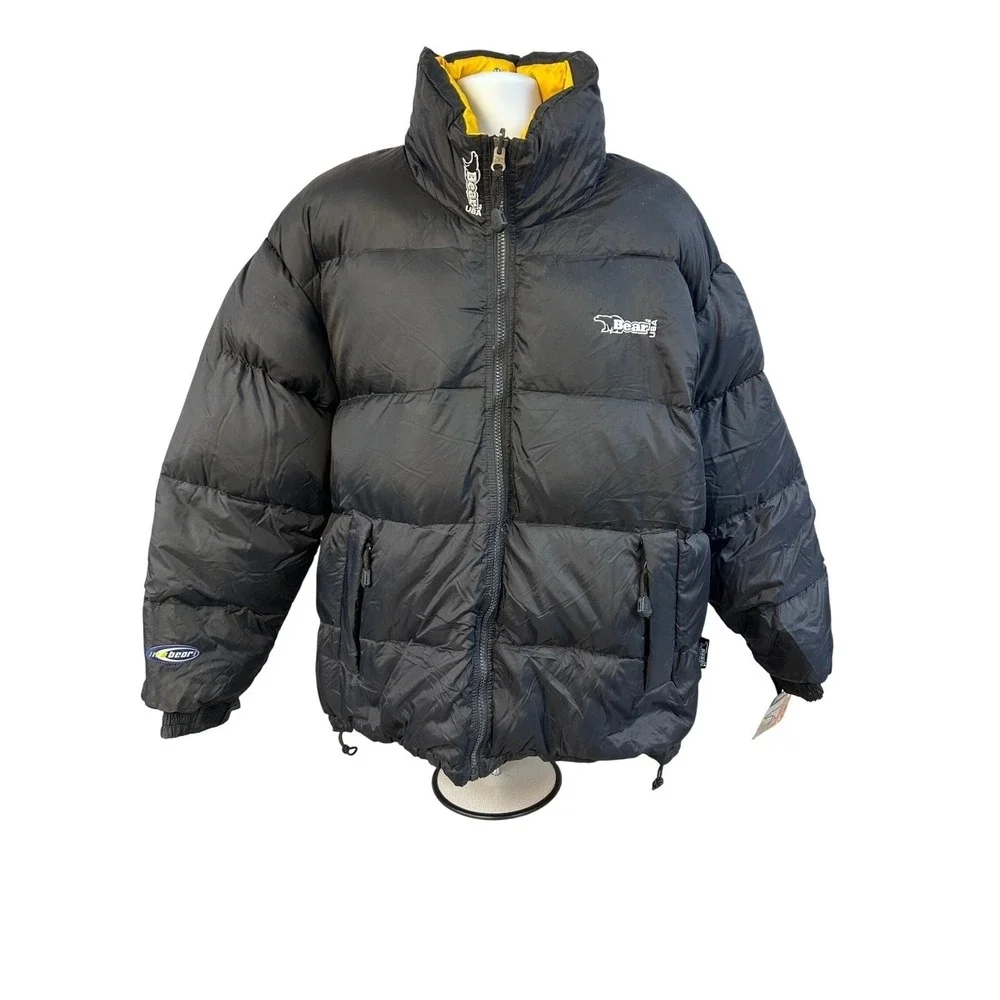 Rare VTG Bear USA Extreme Weather Reversible Duck Down Puffer Jacket Size 2XL‎